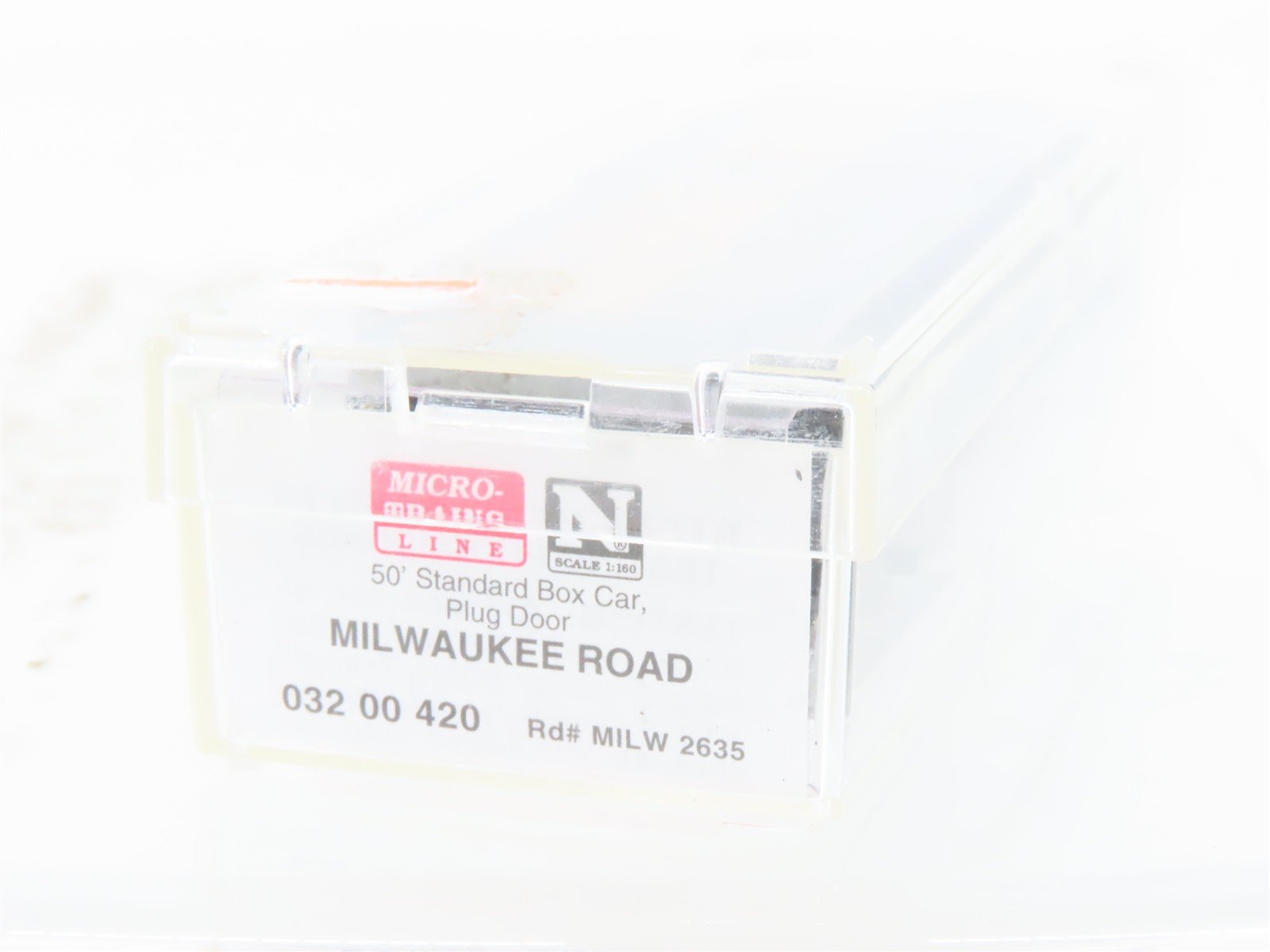 N Scale Micro-Trains MTL 03200420 MILW Milwaukee Road 50' Boxcar #2635 Weathered