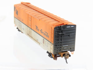 N Scale Micro-Trains MTL 32220 DRGW Rio Grande 50' Boxcar #60810 Weathered