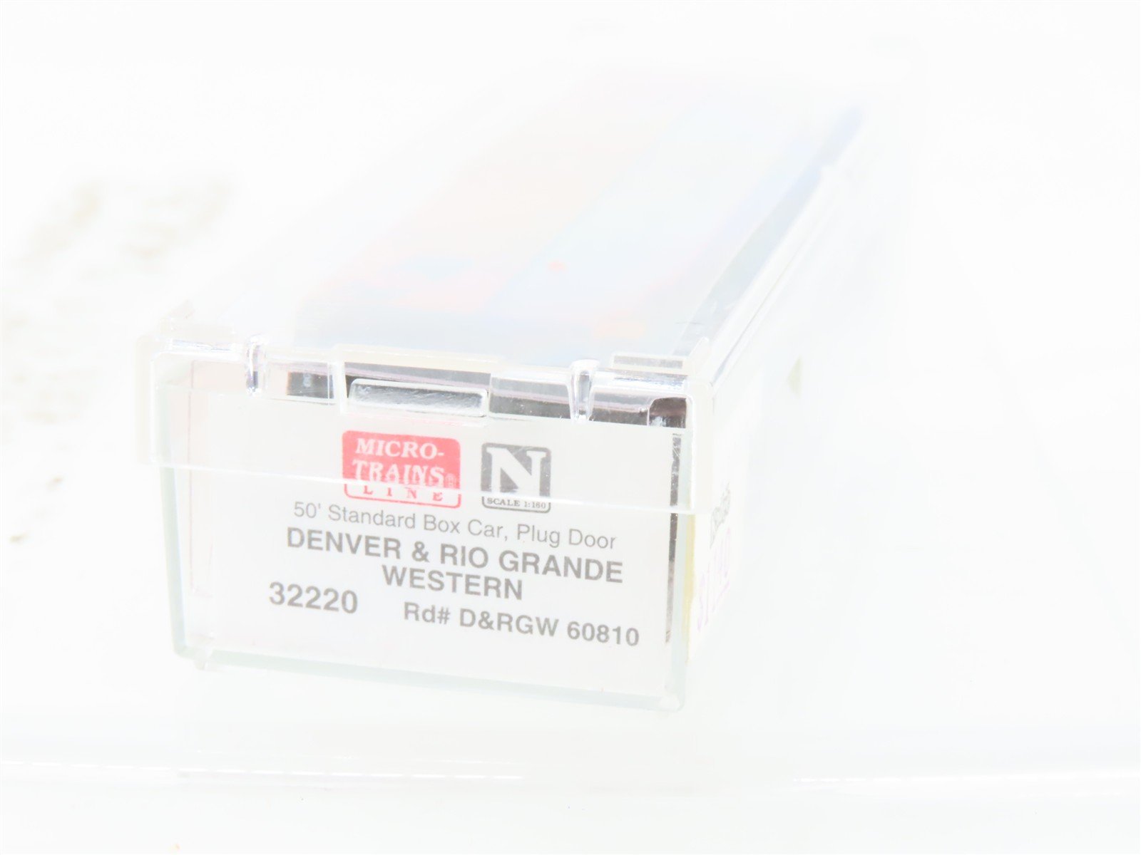 N Scale Micro-Trains MTL 32220 DRGW Rio Grande 50' Boxcar #60810 Weathered