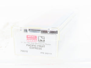 N Scale Micro-Trains MTL 70010 PFE Pacific Fruit 51' Reefer #302113 Weathered