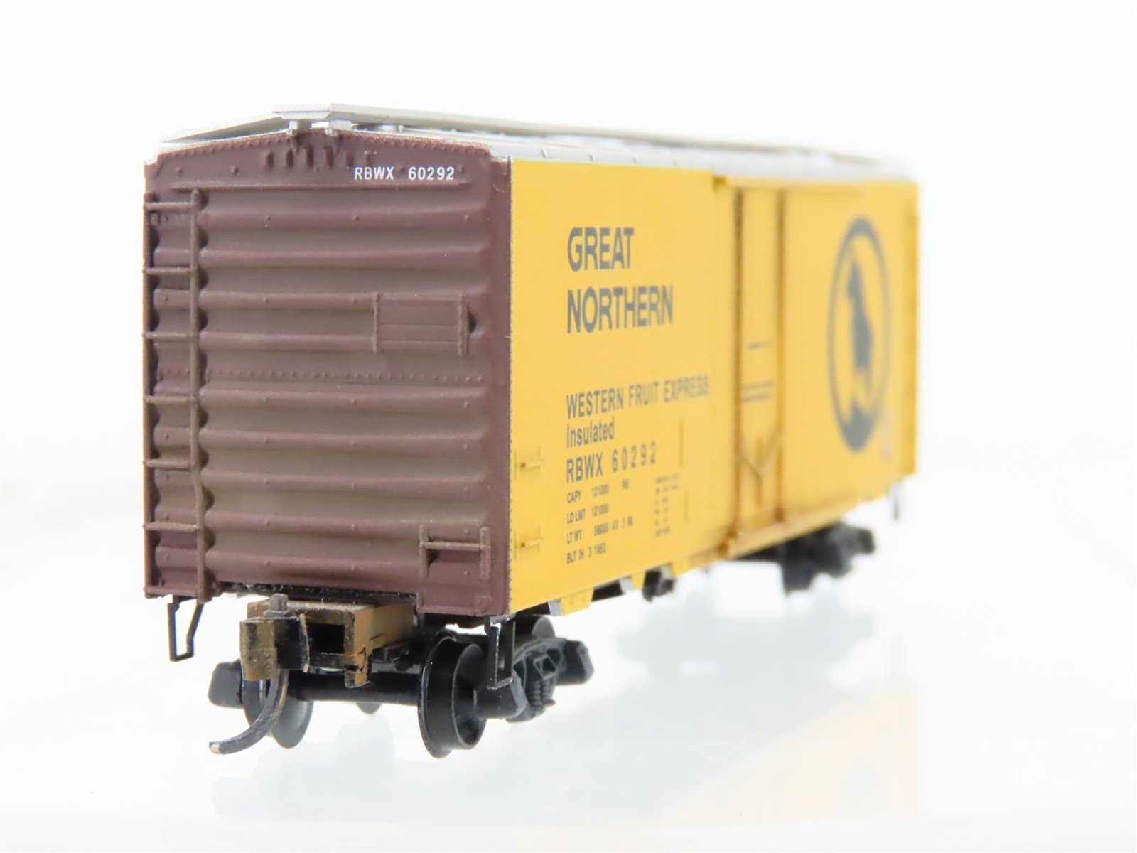 N Scale Micro-Trains MTL 21460 RBWX Western Fruit 40' Boxcar #60292 Weathered