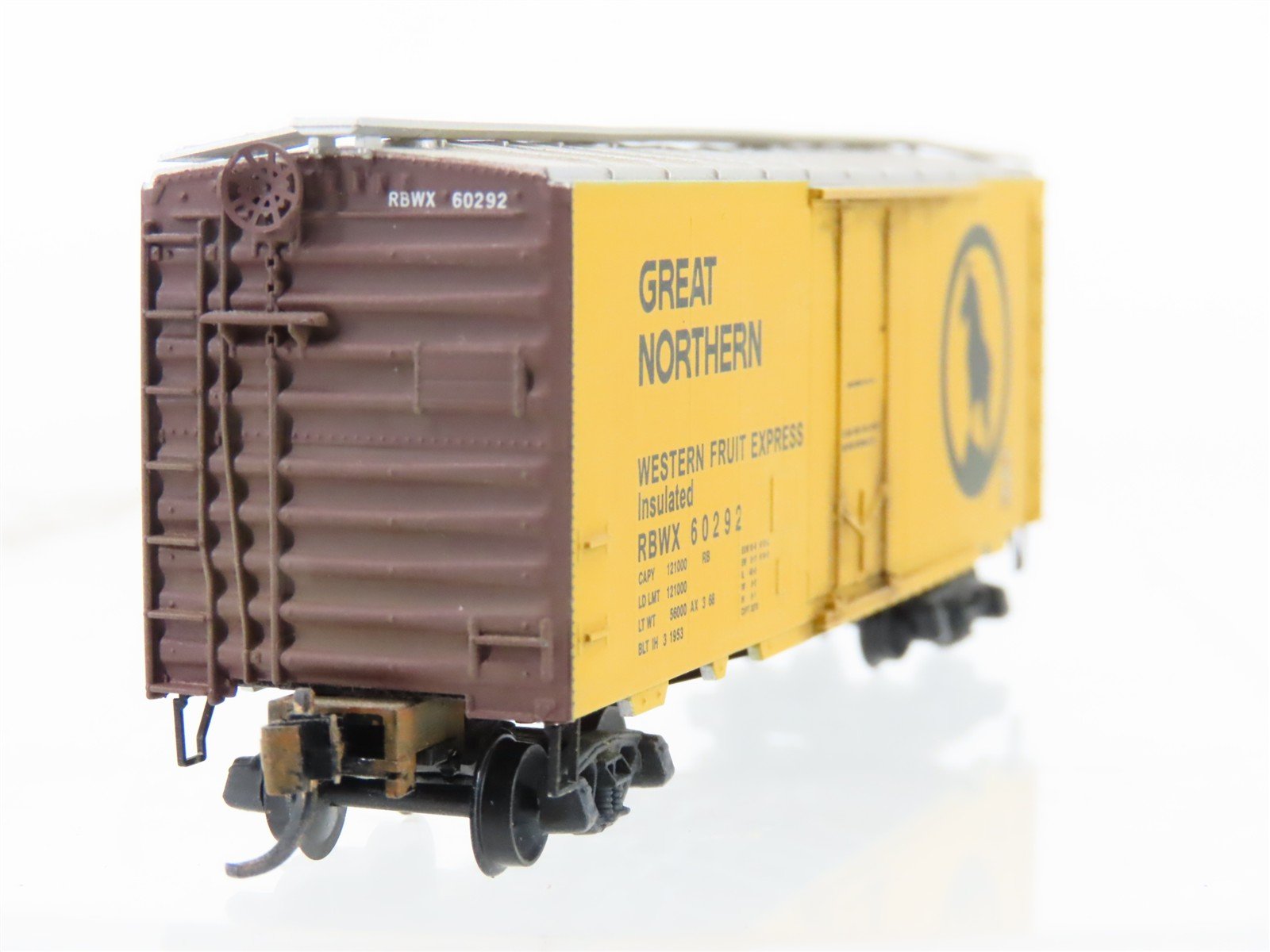 N Scale Micro-Trains MTL 21460 RBWX Western Fruit 40' Boxcar #60292 Weathered