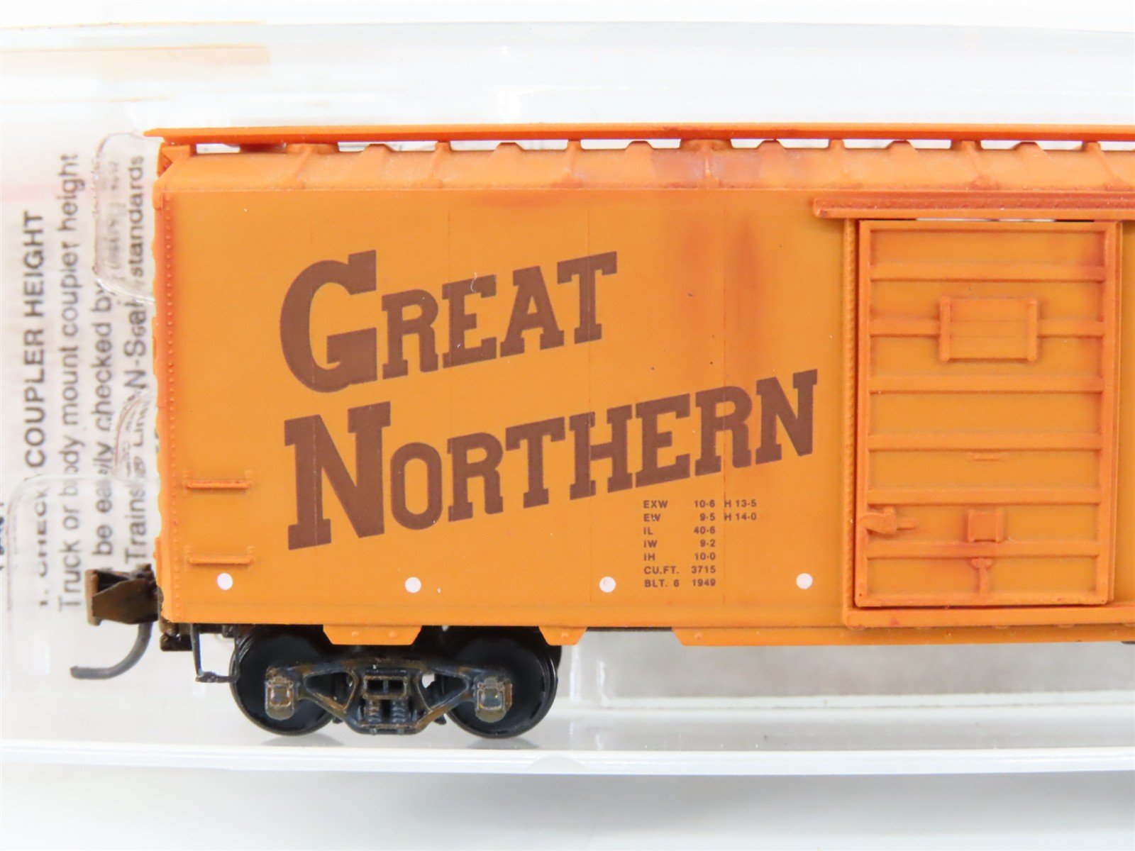 N Scale Micro-Trains MTL 20416 GN Great Northern 40' Boxcar #18007 Weathered