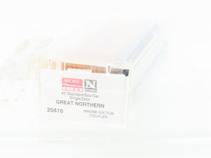 N Scale Micro-Trains MTL 20416 GN Great Northern 40' Boxcar #18007 Weathered