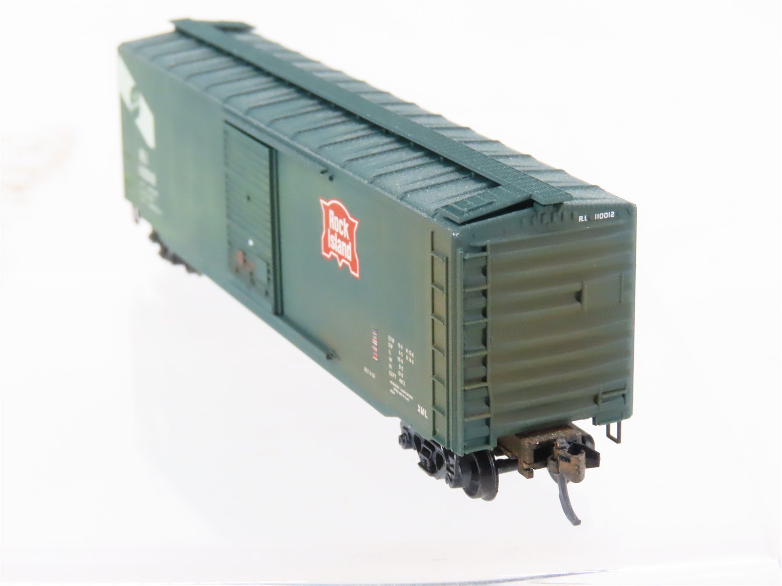 N Scale Micro-Trains MTL 31300 RI Rock Island 50' Boxcar #110012 Weathered
