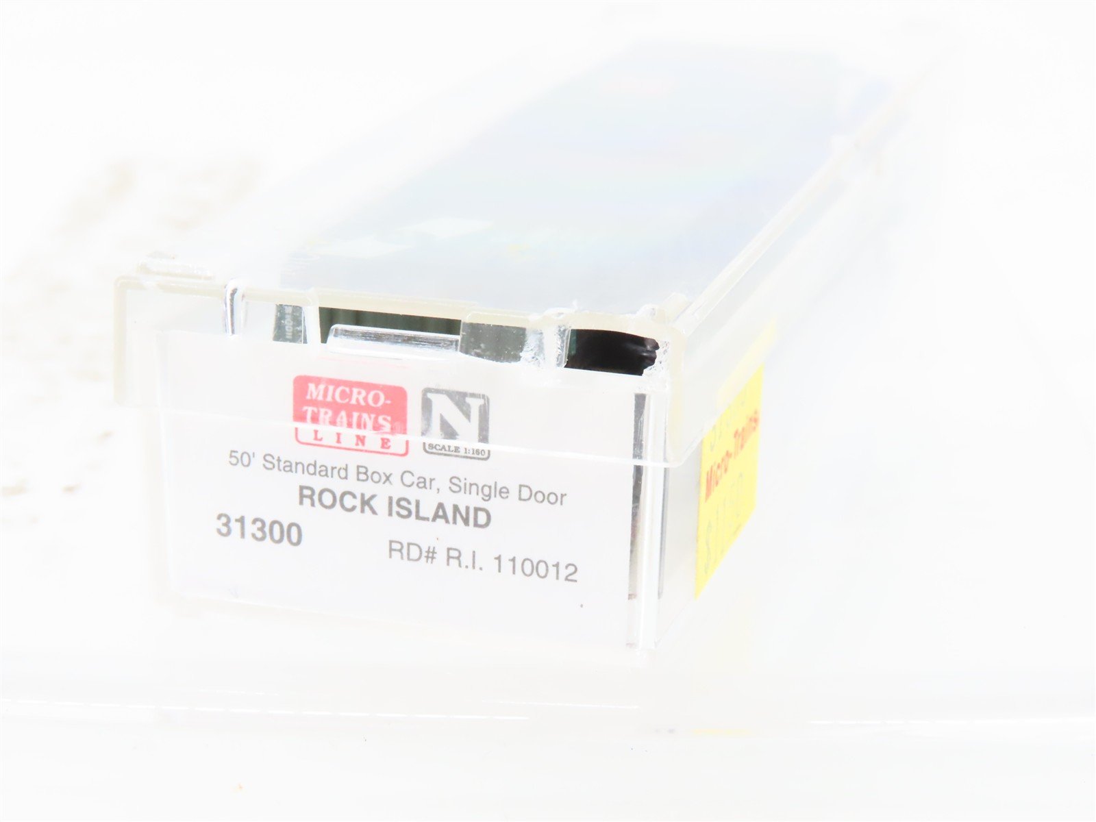 N Scale Micro-Trains MTL 31300 RI Rock Island 50' Boxcar #110012 Weathered