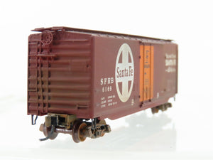N Scale Micro-Trains MTL 32350 SFRD Santa Fe 50' Boxcar #6169 Weathered