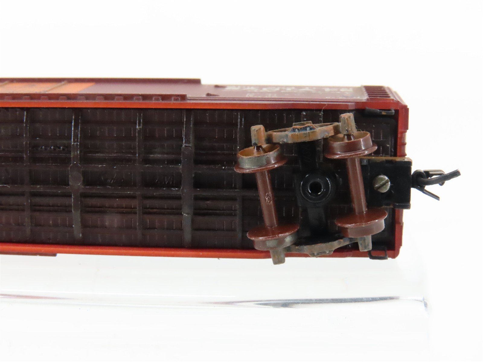 N Scale Micro-Trains MTL 32350 SFRD Santa Fe 50' Boxcar #6169 Weathered