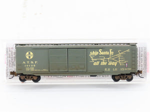 N Scale Micro-Trains MTL 34290 ATSF Santa Fe 50' Boxcar #10135 Weathered
