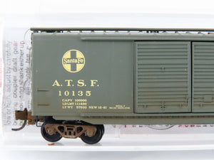 N Scale Micro-Trains MTL 34290 ATSF Santa Fe 50' Boxcar #10135 Weathered