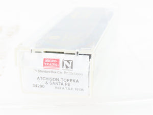 N Scale Micro-Trains MTL 34290 ATSF Santa Fe 50' Boxcar #10135 Weathered