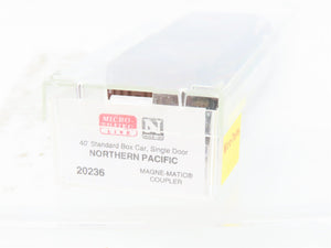 N Scale Micro-Trains MTL 20236 NP northern Pacific 40' Boxcar #8345 Weathered