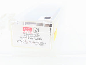 N Scale Micro-Trains MTL 22040 NP Northern Pacific 40' Boxcar #8723 Weathered