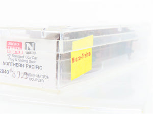 N Scale Micro-Trains MTL 22040 NP Northern Pacific 40' Boxcar #8723 Weathered