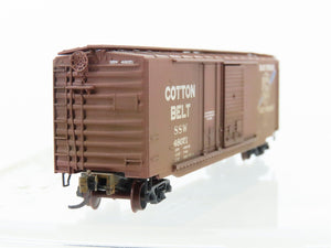 N Scale Micro-Trains MTL 33060 SSW Cotton Belt 50' Boxcar #48071 Weathered