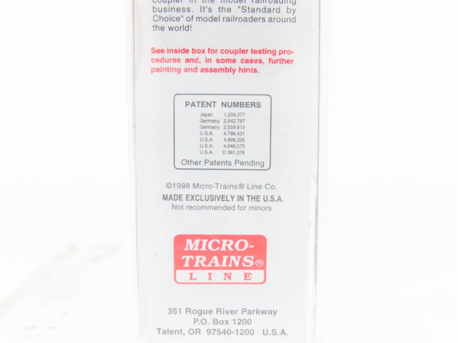N Scale Micro-Trains MTL 33060 SSW Cotton Belt 50' Boxcar #48071 Weathered