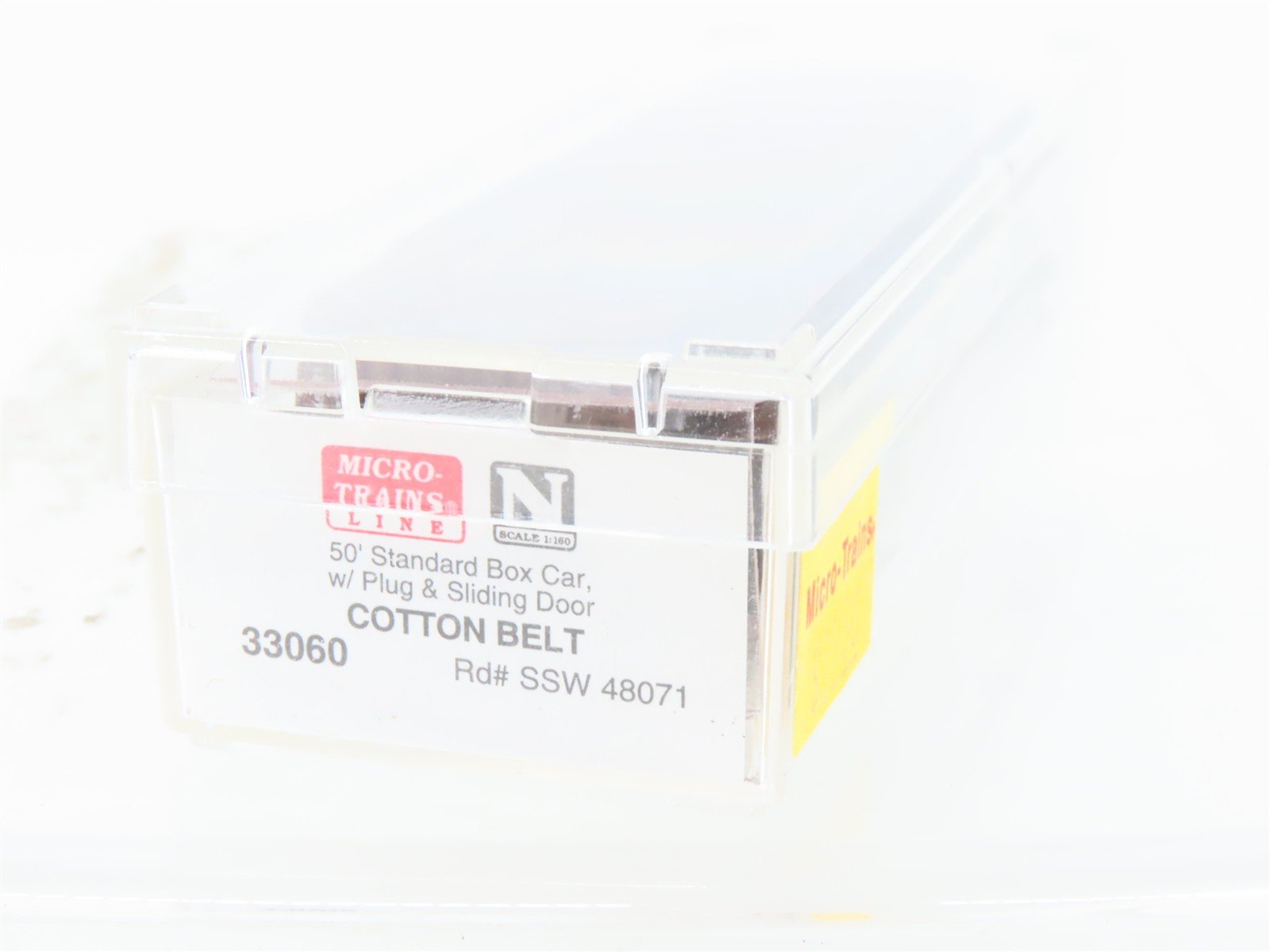N Scale Micro-Trains MTL 33060 SSW Cotton Belt 50' Boxcar #48071 Weathered