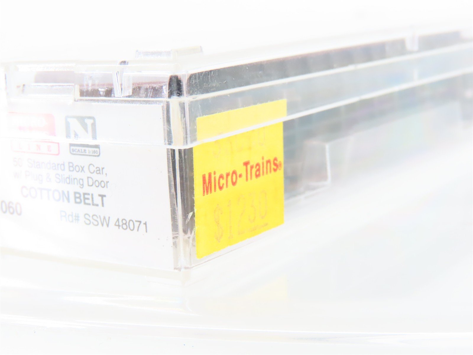 N Scale Micro-Trains MTL 33060 SSW Cotton Belt 50' Boxcar #48071 Weathered