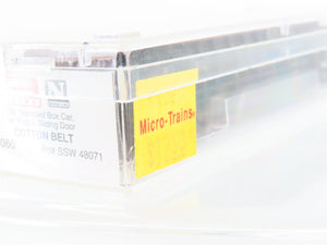 N Scale Micro-Trains MTL 33060 SSW Cotton Belt 50' Boxcar #48071 Weathered
