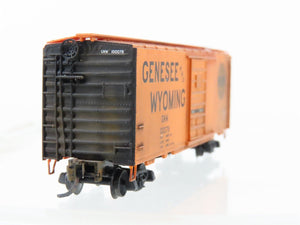 N Micro-Trains MTL 02000706 GNW Genesee & Wyoming 40' Boxcar #100079 Weathered