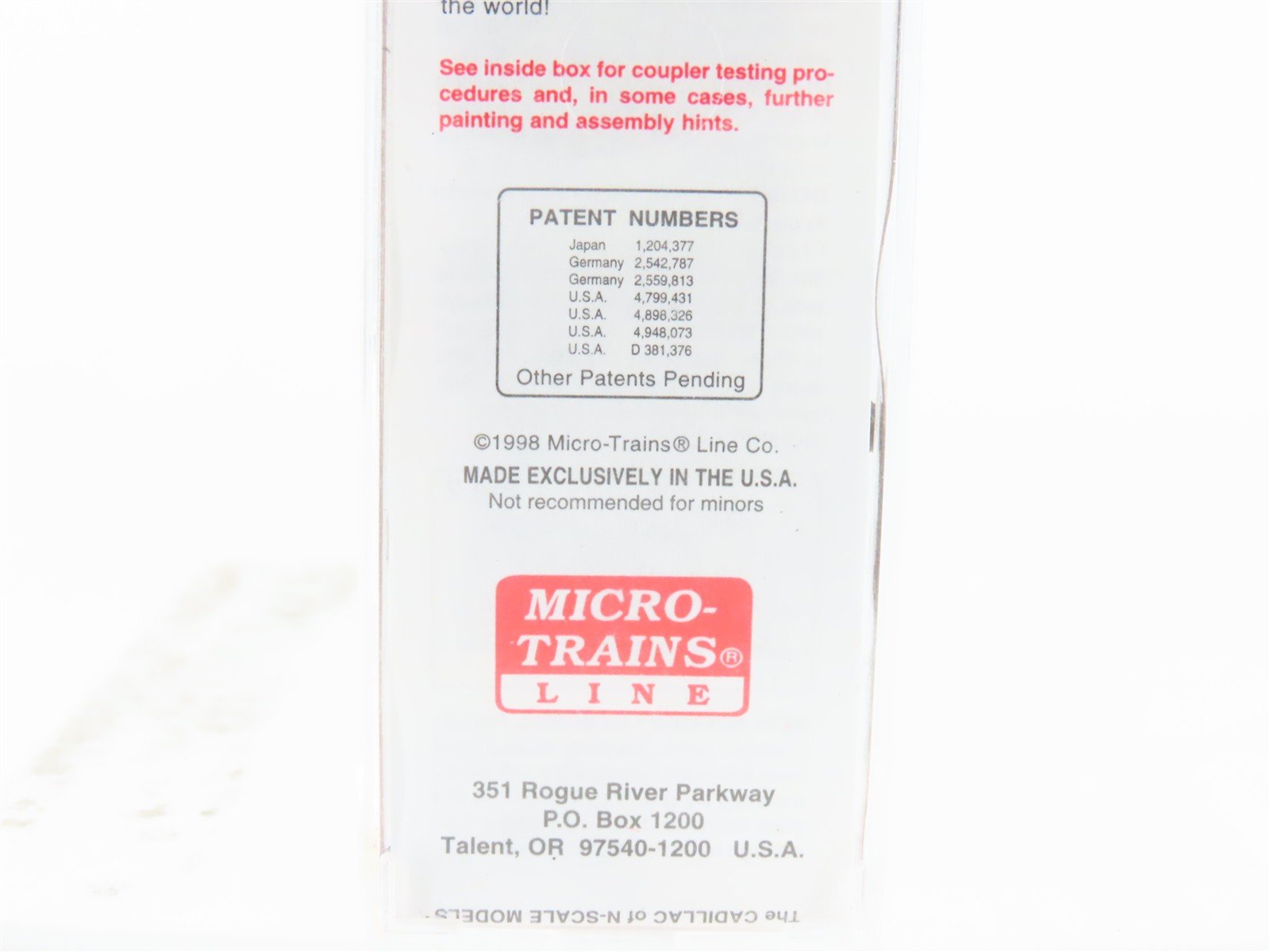 N Micro-Trains MTL 20850 SPS Spokane Portland Seattle 40' Boxcar 12218 Weathered