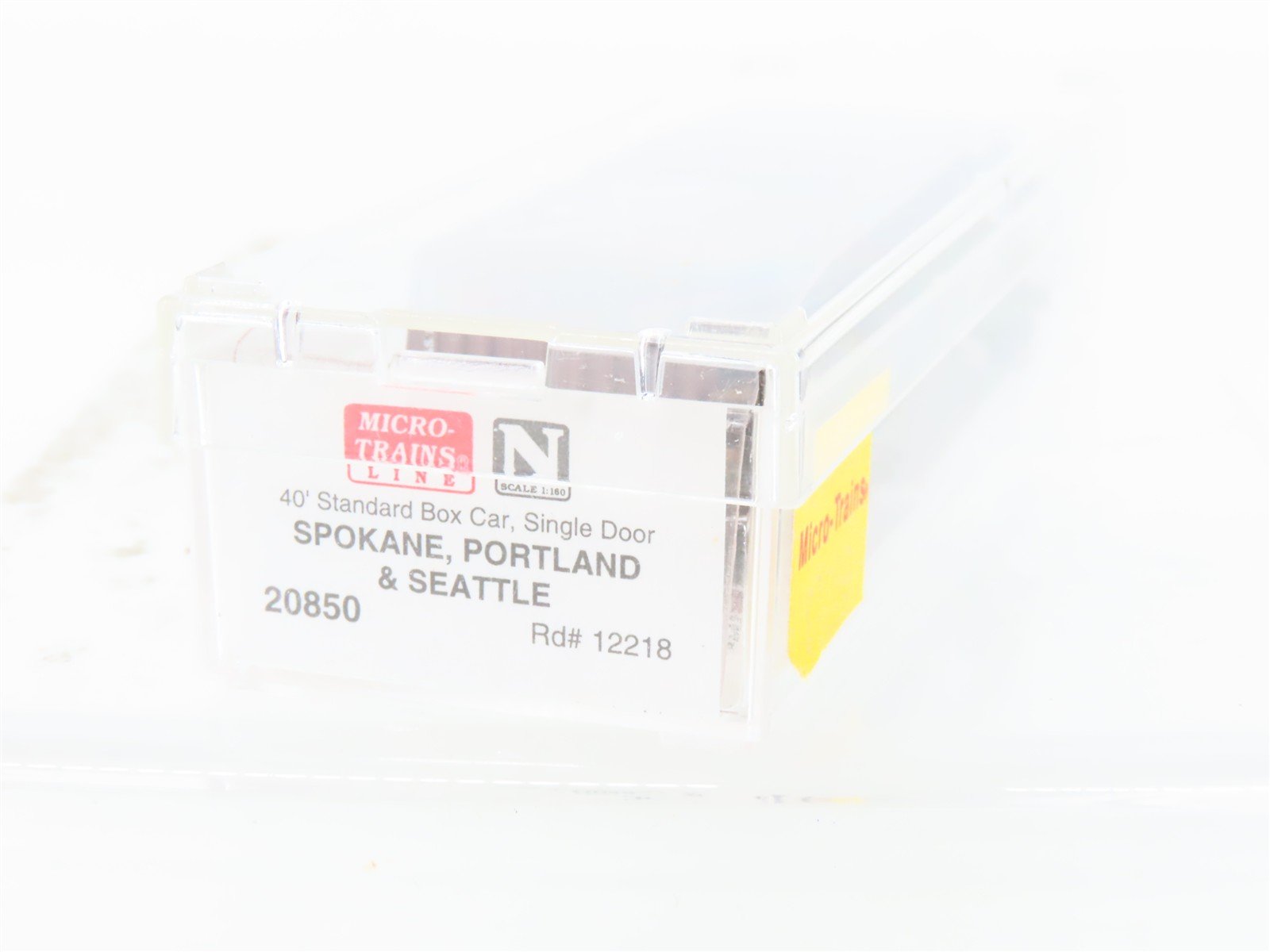 N Micro-Trains MTL 20850 SPS Spokane Portland Seattle 40' Boxcar 12218 Weathered