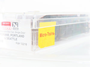 N Micro-Trains MTL 20850 SPS Spokane Portland Seattle 40' Boxcar 12218 Weathered