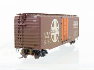 N Scale Micro-Trains MTL 32050/3 SFRB Santa Fe 50' Boxcar #6372 Weathered