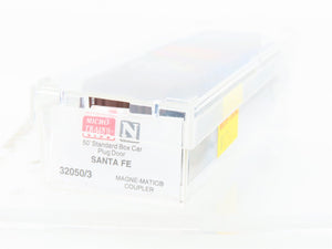 N Scale Micro-Trains MTL 32050/3 SFRB Santa Fe 50' Boxcar #6372 Weathered