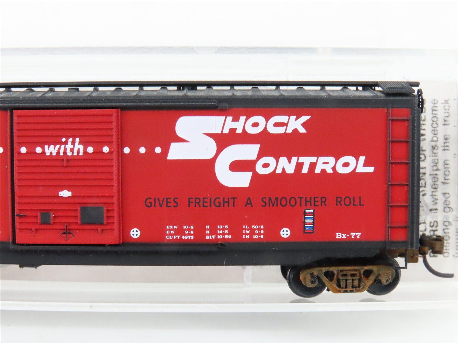 N Scale Micro-Trains MTL 31340 ATSF Santa Fe 50' Boxcar #10001 Weathered