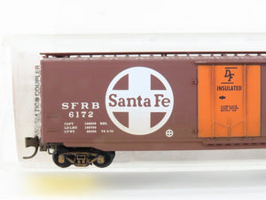 N Scale Micro-Trains MTL 32050/3 SFRB Santa Fe 50' Boxcar #6172 Weathered