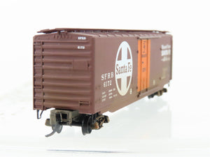 N Scale Micro-Trains MTL 32050/3 SFRB Santa Fe 50' Boxcar #6172 Weathered
