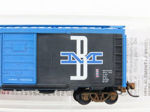 N Scale Micro-Trains MTL 02000696 B&M Boston & Maine 40' Boxcar #1796 Weathered