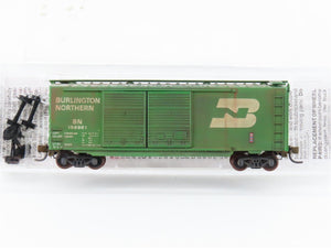 N Micro-Trains MTL 23080 BN Burlington Northern 40' Boxcar #198961 Weathered