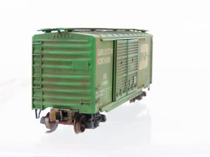 N Micro-Trains MTL 23080 BN Burlington Northern 40' Boxcar #198961 Weathered
