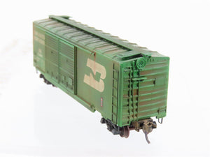 N Micro-Trains MTL 23080 BN Burlington Northern 40' Boxcar #198961 Weathered