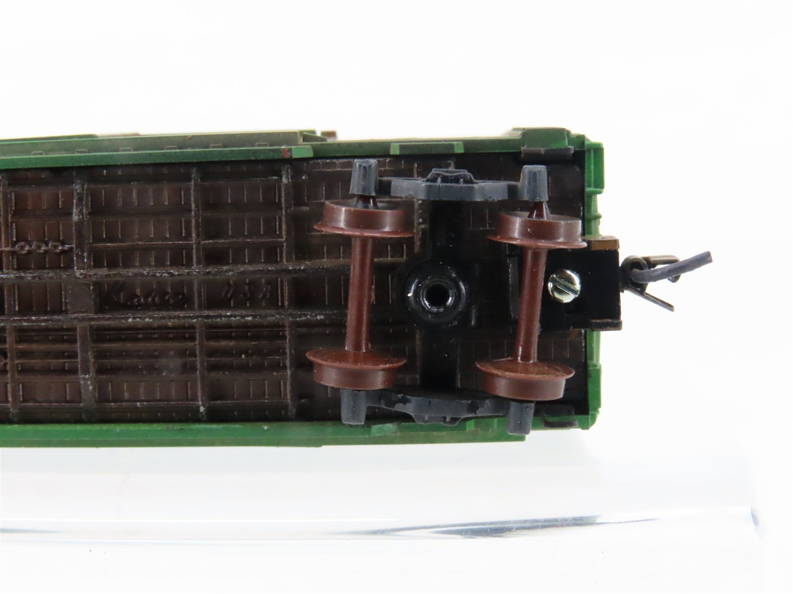 N Micro-Trains MTL 23080 BN Burlington Northern 40' Boxcar #198961 Weathered