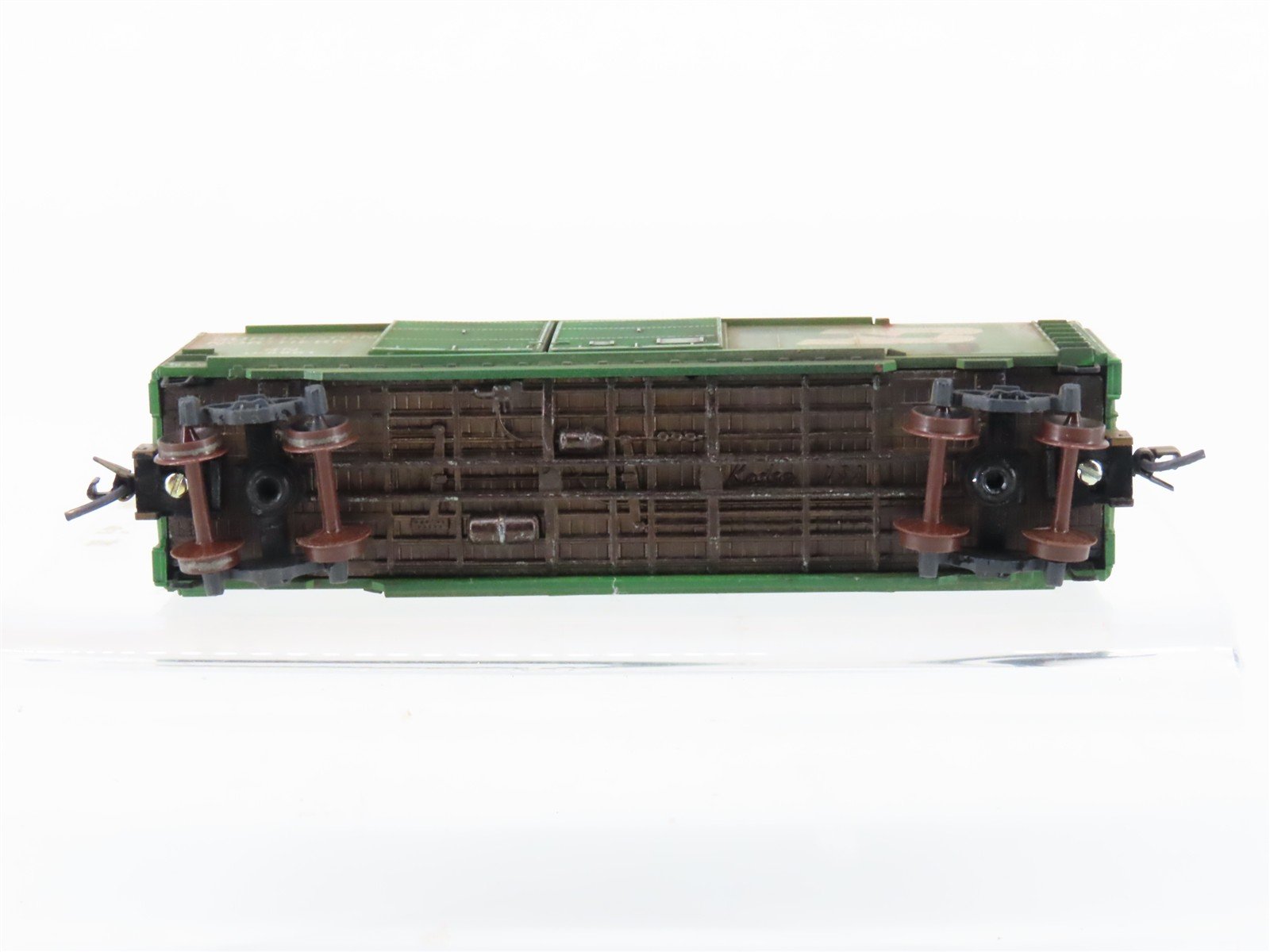 N Micro-Trains MTL 23080 BN Burlington Northern 40' Boxcar #198961 Weathered