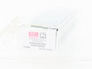 N Micro-Trains MTL 23080 BN Burlington Northern 40' Boxcar #198961 Weathered