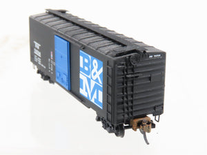 N Scale Micro-Trains MTL 20400 B&M Boston & Maine 40' Boxcar #74706 Weathered