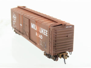 N Scale Micro-Trains MTL 33100 MILW Milwaukee Road 50' Boxcar #12125 Weathered