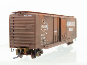 N Scale Micro-Trains MTL 33100 MILW Milwaukee Road 50' Boxcar #12125 Weathered