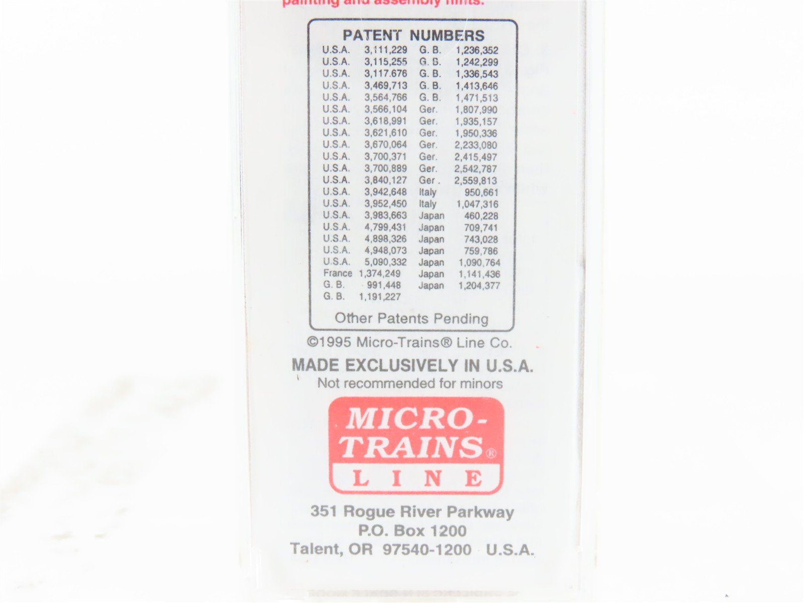 N Scale Micro-Trains MTL 33100 MILW Milwaukee Road 50' Boxcar #12125 Weathered