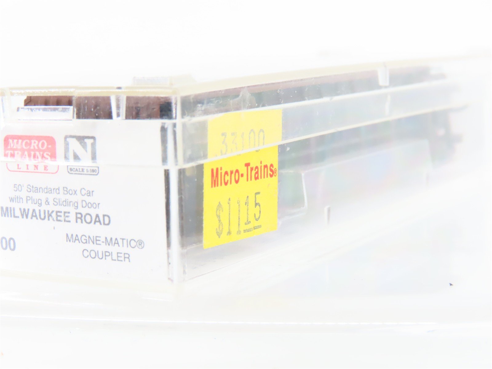 N Scale Micro-Trains MTL 33100 MILW Milwaukee Road 50' Boxcar #12125 Weathered