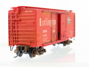 N Scale Micro-Trains MTL 22100 CBQ Burlington 40' Boxcar #41465 Weathered
