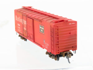 N Scale Micro-Trains MTL 22100 CBQ Burlington 40' Boxcar #41465 Weathered