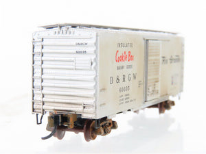 N Scale Micro-Trains MTL 20110 DRGW Rio Grande 40' Boxcar #60035 Weathered