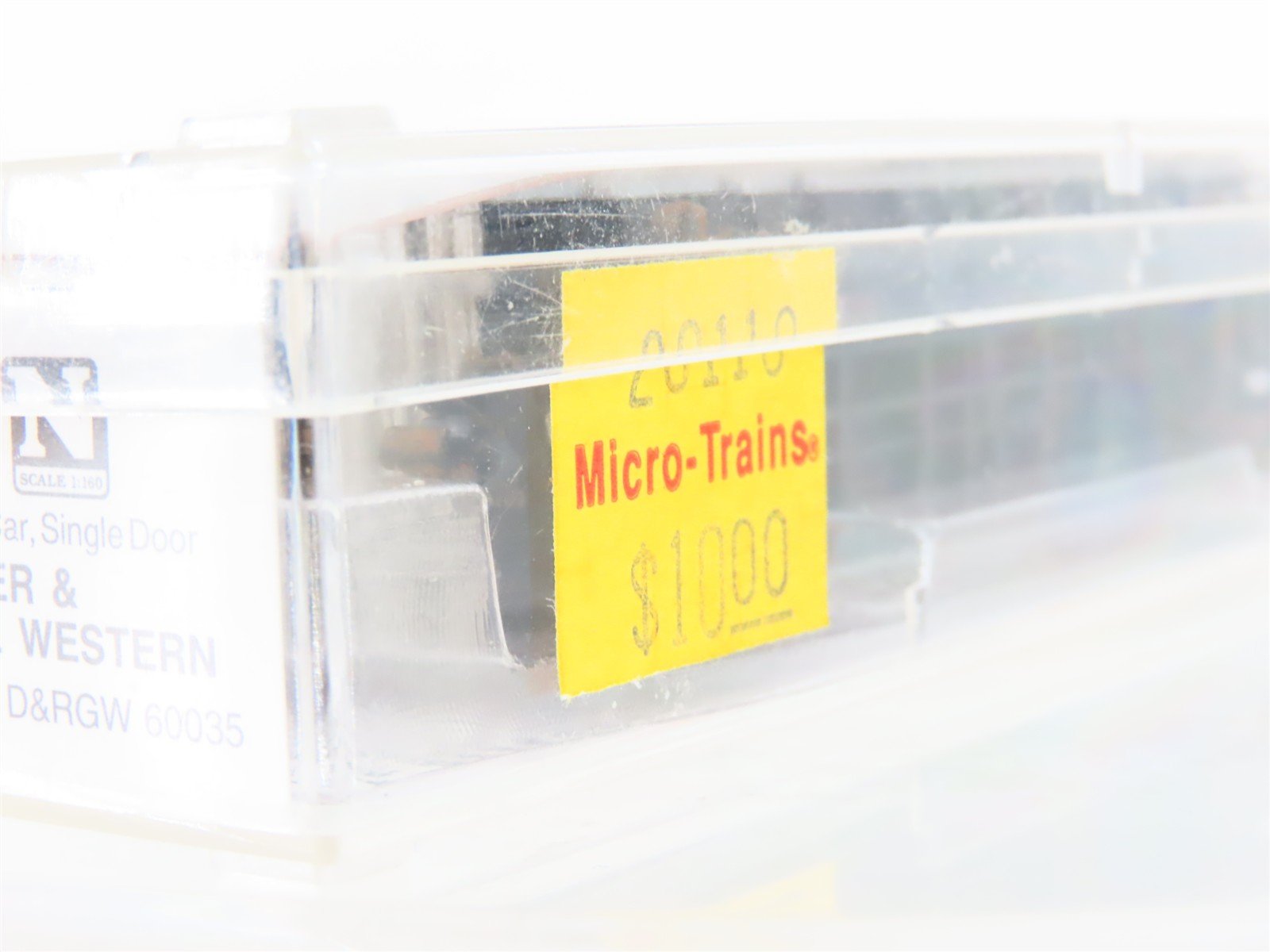 N Scale Micro-Trains MTL 20110 DRGW Rio Grande 40' Boxcar #60035 Weathered