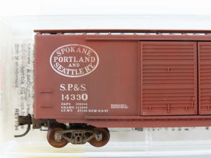 N Scale Micro-Trains MTL 34210 SPS Railway 50' Boxcar #14330 Weathered