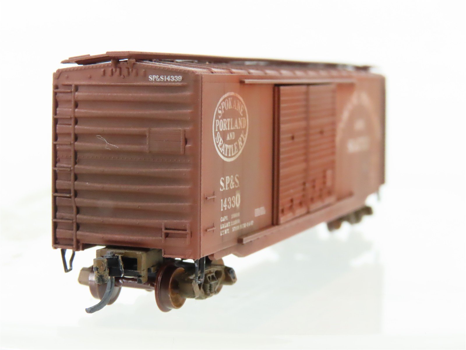 N Scale Micro-Trains MTL 34210 SPS Railway 50' Boxcar #14330 Weathered